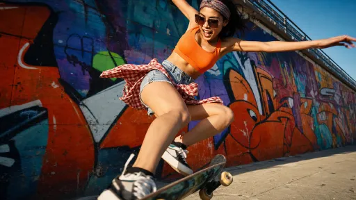 Vibrant lifestyle portrait